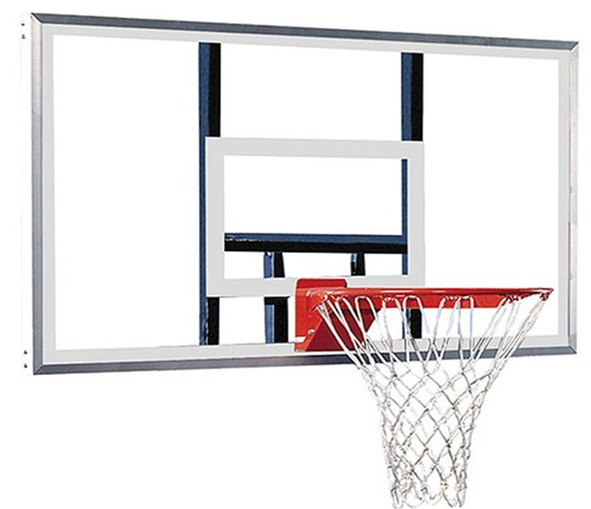 Щит баскетбольный Spalding 44 NBA Combo Polycarbonate, размер 112 см